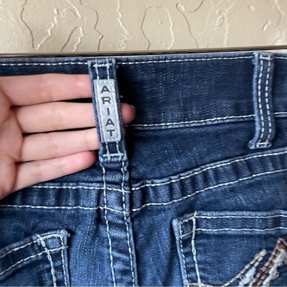 Ariat REAL Denim Whipstitch Riding Bootcut Jeans 31R - Picture 6 of 12